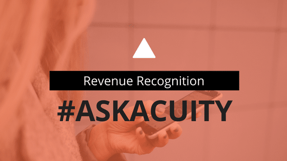 #AskAcuity – Revenue Recognition in 2017