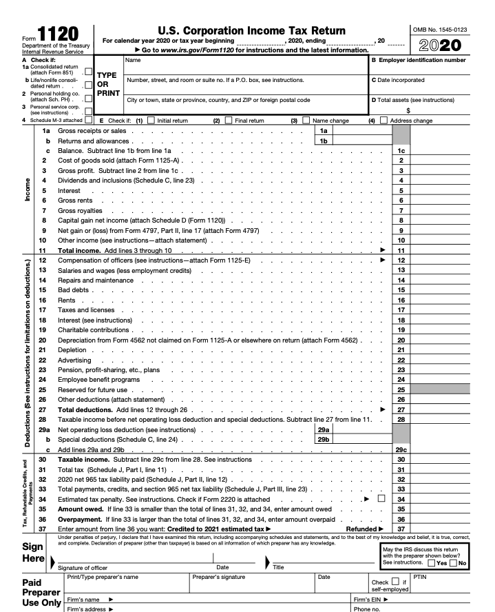 small business income statement